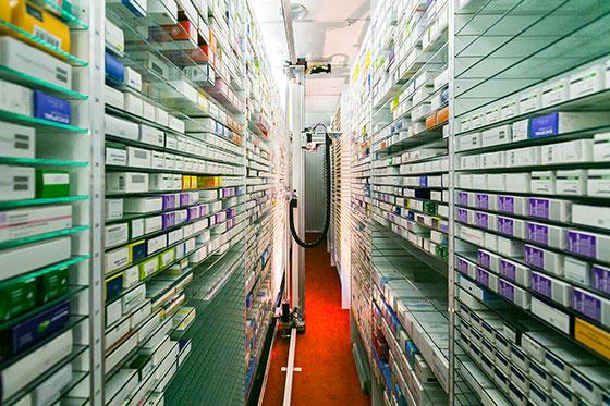 Image d’une pharmacie d’hôpital